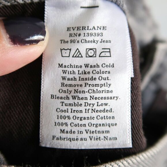 Everlane The 90's Cheeky Jean - Size 25 Crop - Picture 8 of 8